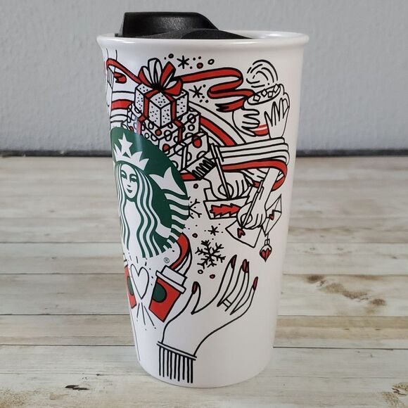 2017 Starbucks Christmas Holiday‎ Travel Tumbler - Picture 5 of 8